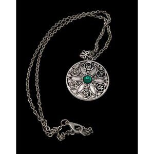 Witchy Nature Elements Medallion Necklace